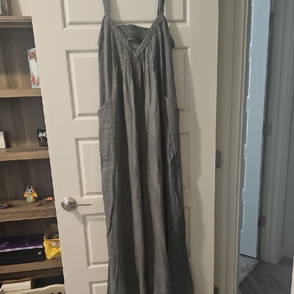 Free People Blueish Gray Jumpsuit